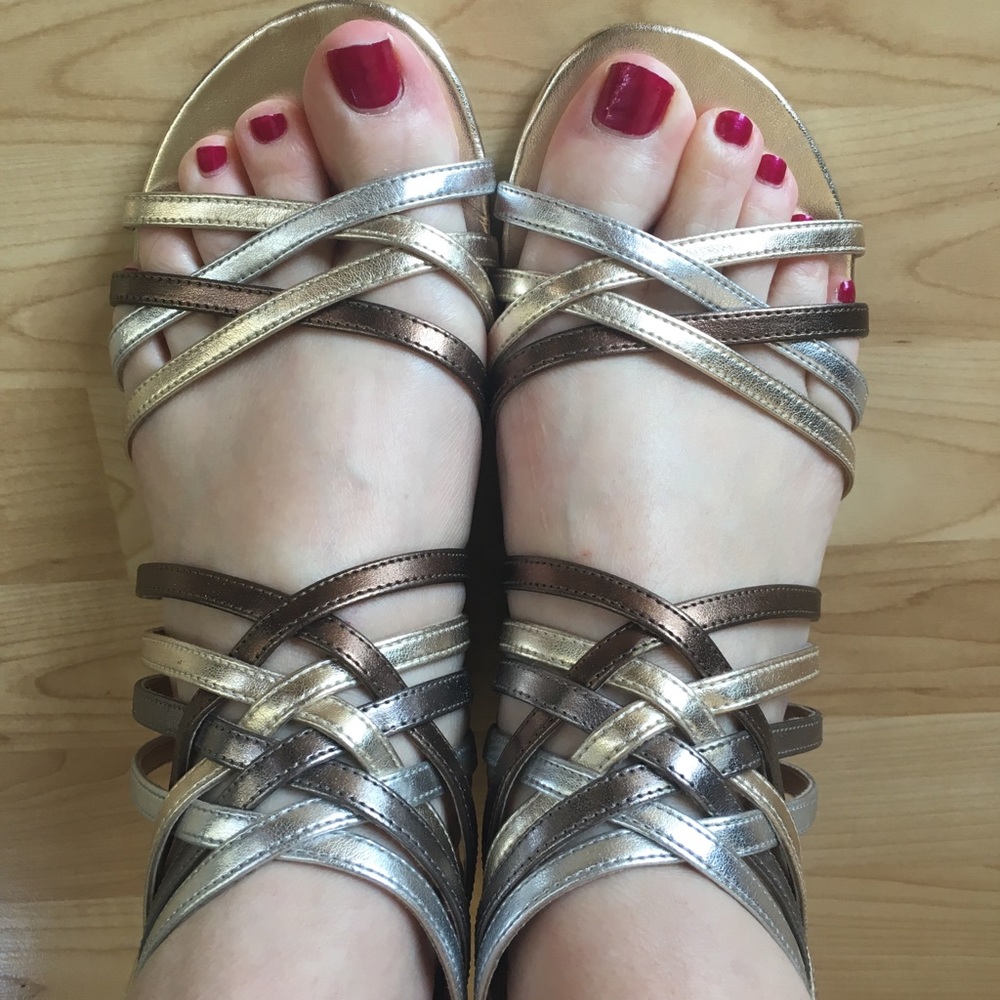 Multi-color Gladiator style Sandals